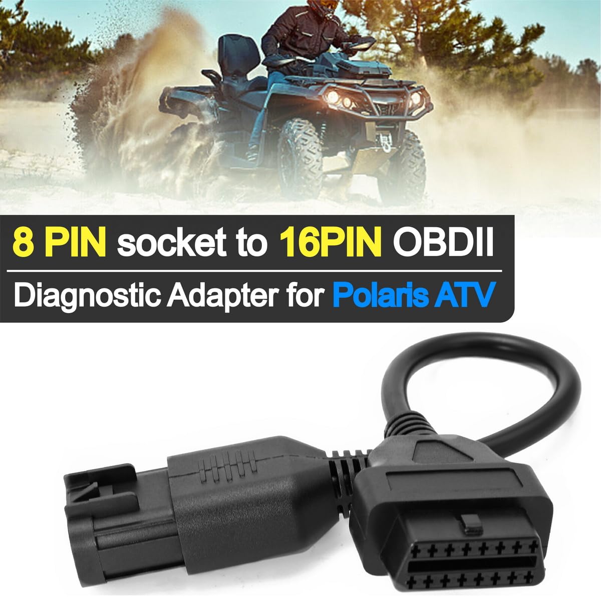 OBD OBD2 16 Pin Connector Diagnostic Adapter Cable Compatible for BMW 20 Pin
