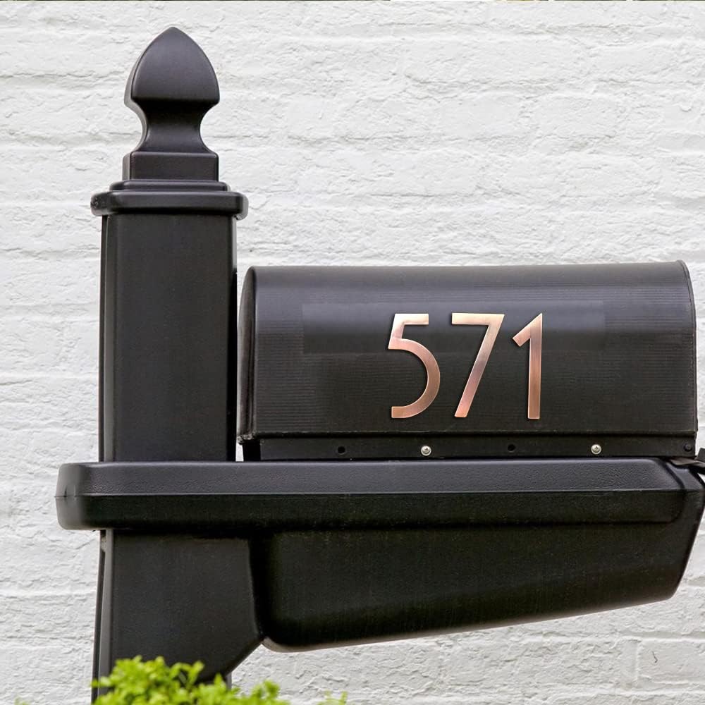 20 Pack Mailbox Numbers 0-9, 2.76 Inch High, Door Address Numbers Stickers for Apartment, House, Room, Office, Cars, Trucks