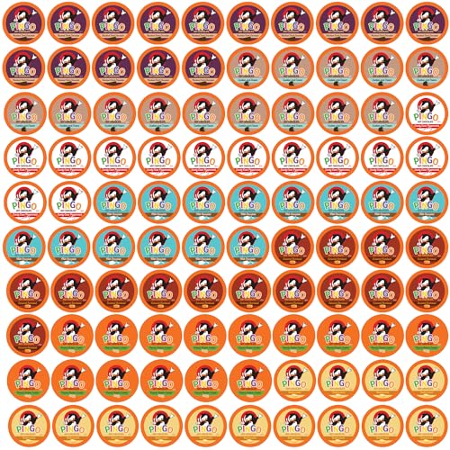Pingo Hot Chocolate Pods for Keurig KCup Brewers, Assorted Cocoa Variety Pack, 100 Count