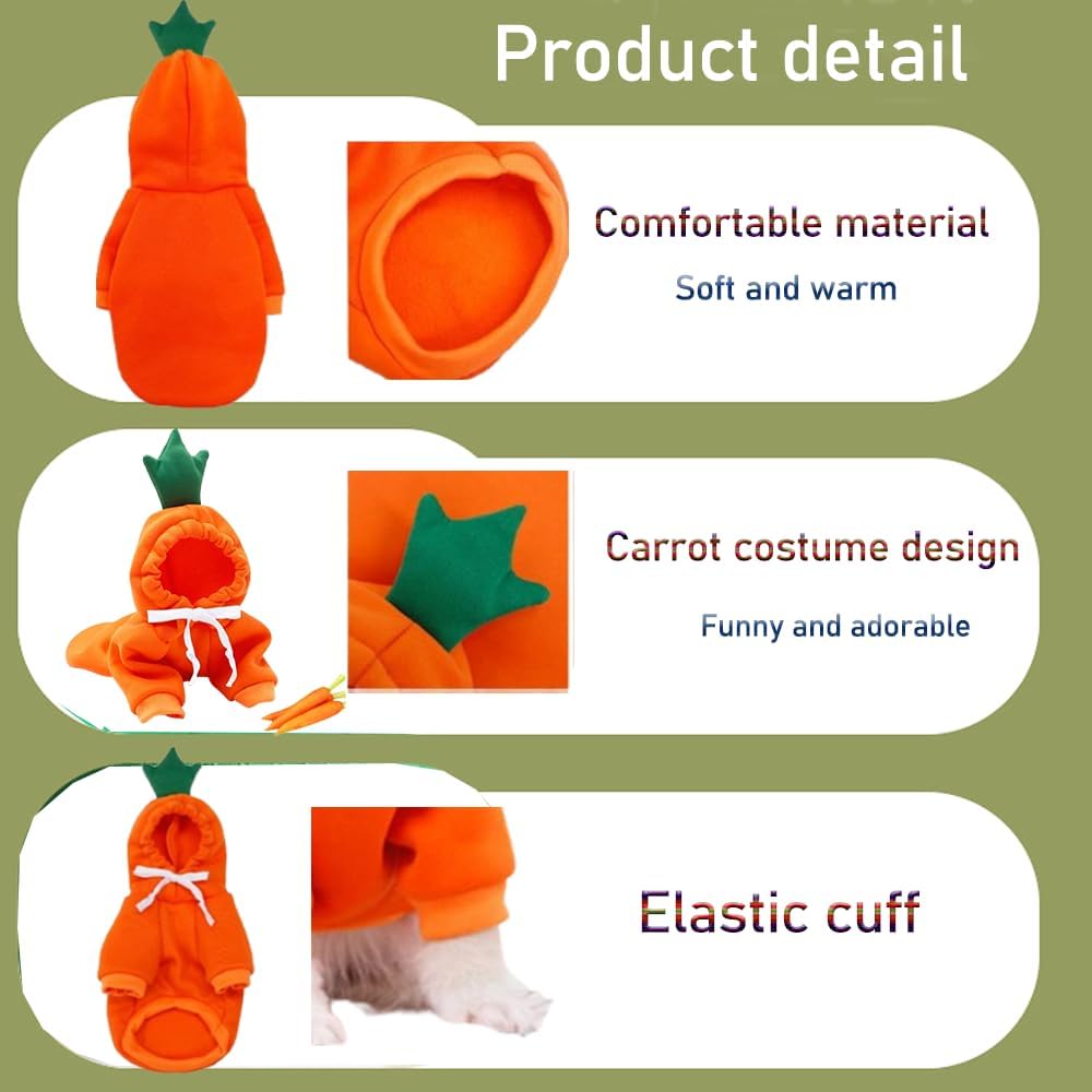 ANIAC Dog Hoodies Sweatshirt with Bunny Ears Spring Puppy Clothes for Small Dog Girl Boy Soft Doggy Sweater Cat Apparel Pet Clothing for Kitten