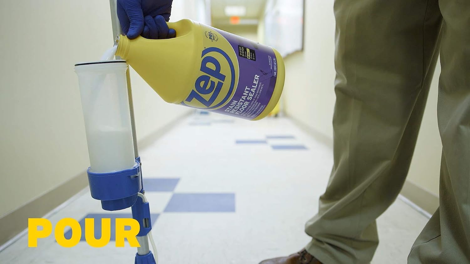 Zep Stain Resistant Floor Sealer - 1 Gallon - ZUFSLR128 - Durable, Long Lasting Seal