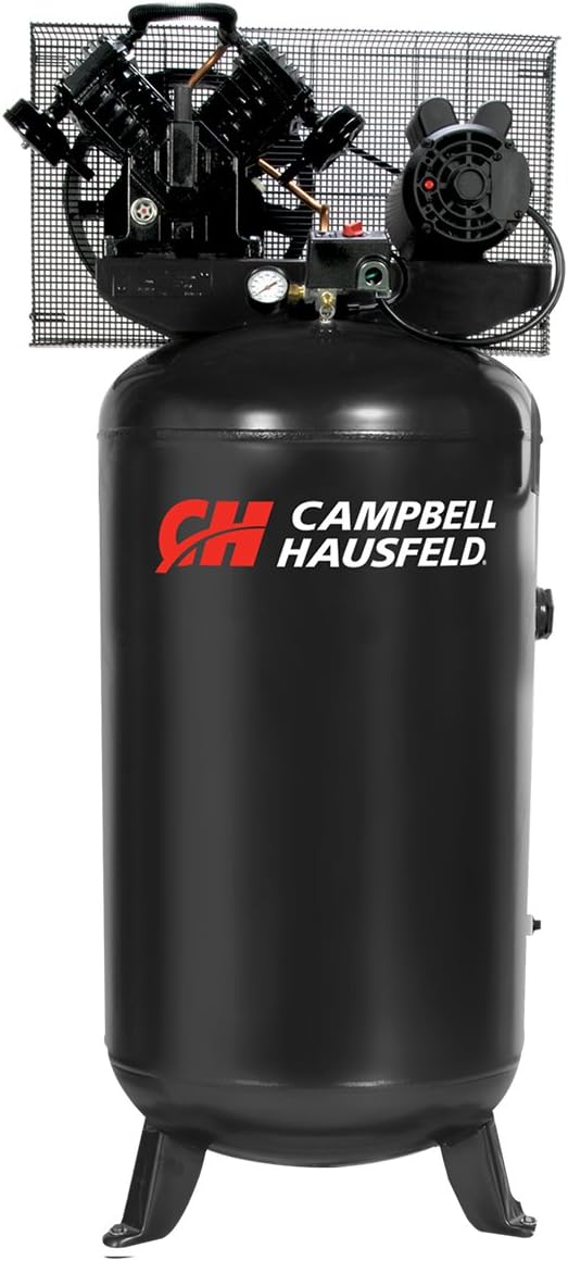 Campbell Hausfeld 80-Gallon Vertical Air Compressor, 5 HP, 140 PSI