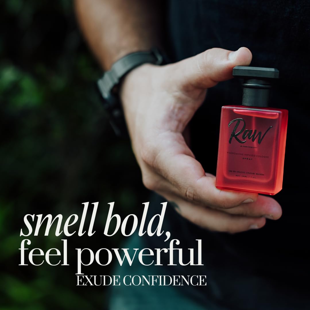 RawChemistry Raw Pheromone Infused Men’s Cologne, 1 oz Spray – Long-Lasting