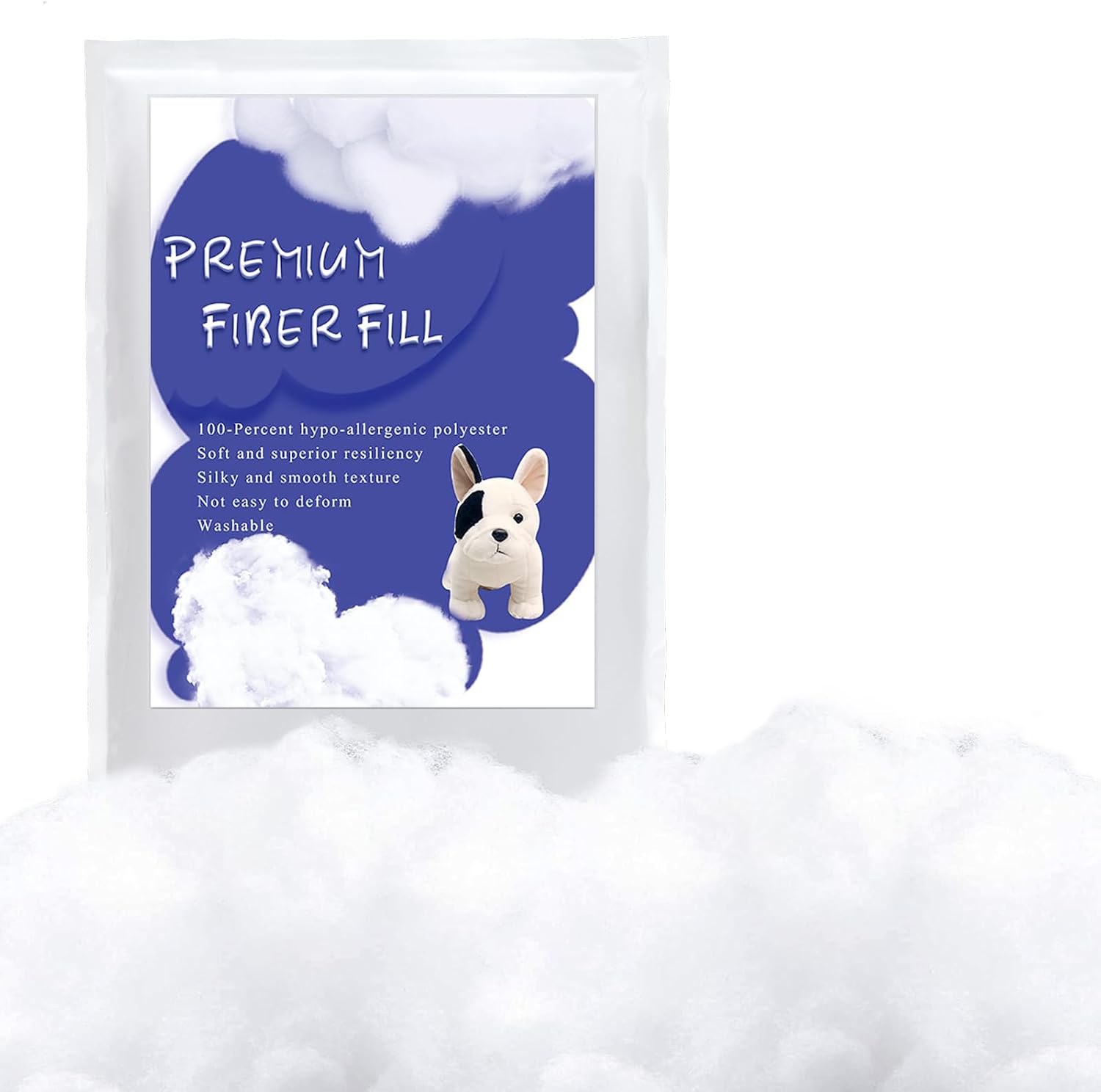 BUTUZE 250g/8.8oz Polyfill Stuffing Fiber Fill,Stuffing for Stuffed Animals