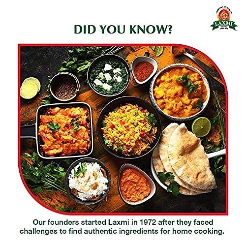 Laxmi Brand, Extra Long Grain Basmati Rice, Free Saffron Included, Made Pure, Made Fresh, Tradition of Quality Since 1972, House of Spices
