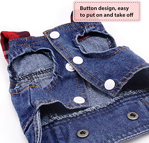 SILD Pet Dog Jeans Jacket Vest with Hooded Blue Dogs Hoodies Denim Cat Coat | Boy Girl Male Dogggie Puppy Cute Vintage Cool Classic Small Medium Machine Washable Apparel Clothes Outfit T-Shirts Costume