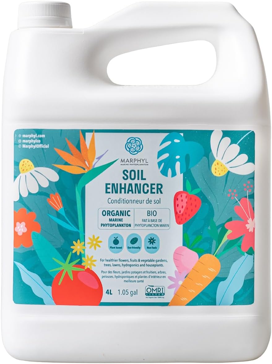 MARPHYL All-Purpose Plant Food – Organic Nutrient-Rich Fertilizer & Soil Enhancer for Indoor & Outdoor Flowers, Vegetables, Succulents, Bamboo & Hydroponics