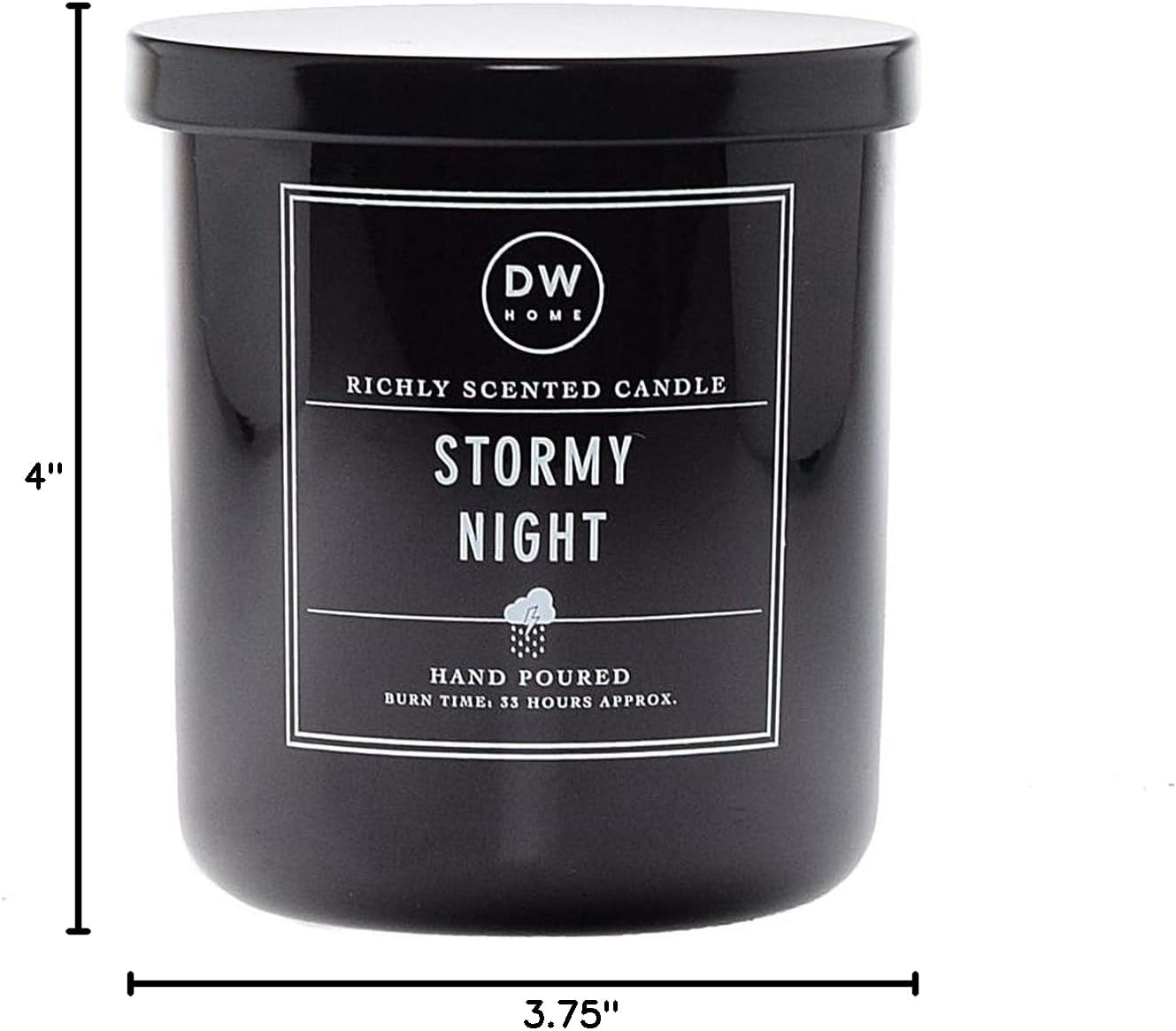 DW Home Warm Tobacco Pipe Scented Candles, 15 oz Large Double Wick Jar, Up to 56 Hour Burn Time, Strong Long Lasting Woodsy Fragrance, Gifts for Men & Women