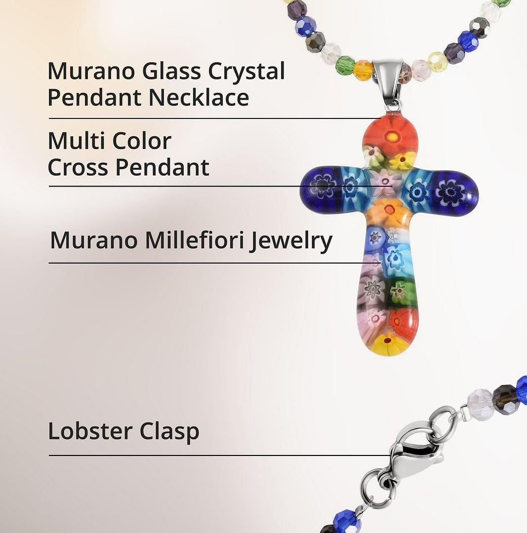 SHOP LC DELIVERING JOY Murano Necklace and Earrings Set