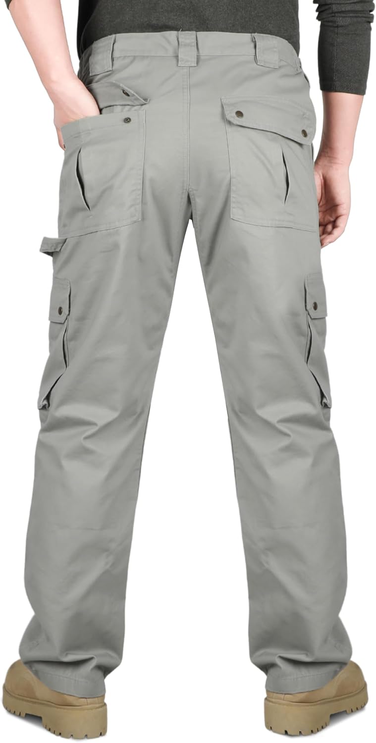 TICOMELA FR Pants for Men 7.5oz Lightweight (9 Pockets) Multi-Pocket 100% C