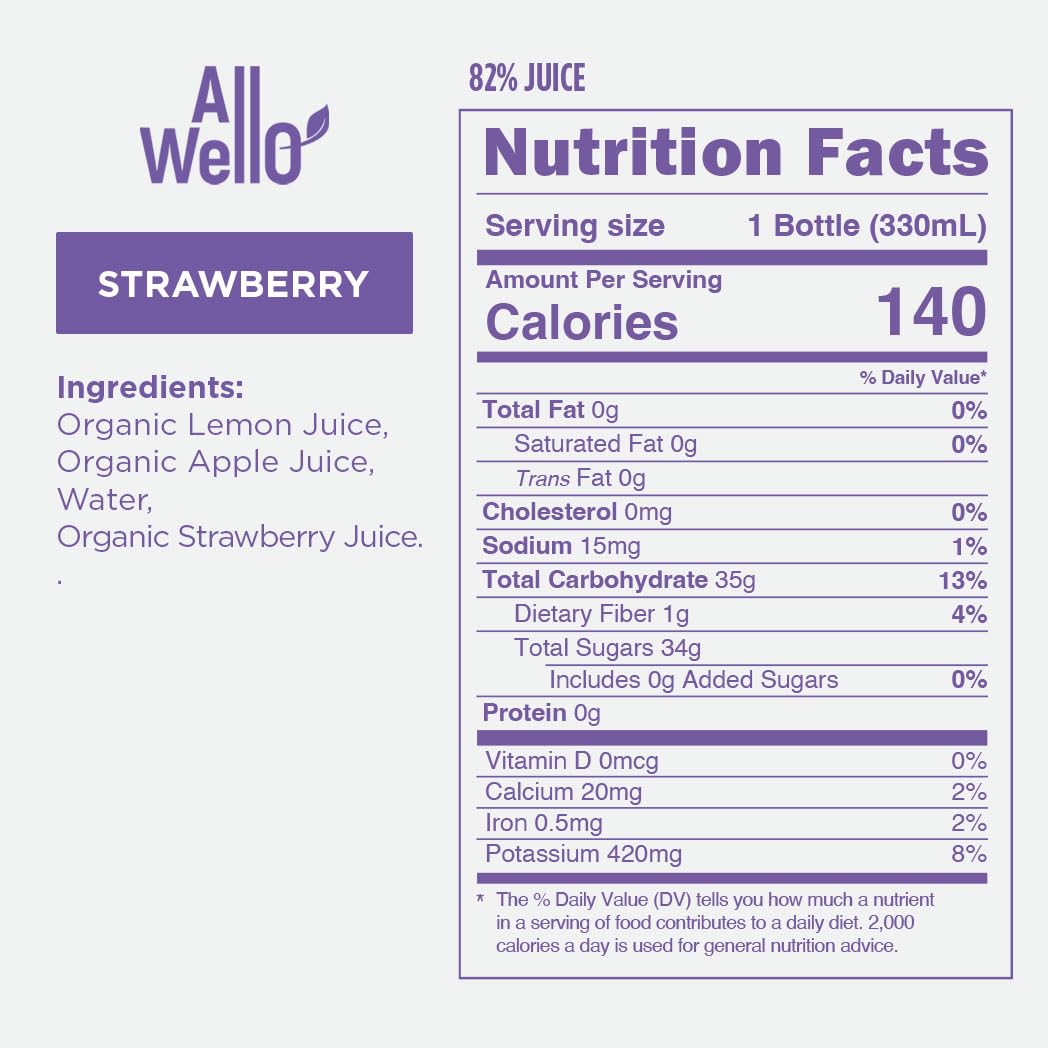 Organic Juice Variety Pack, Cold-Pressed, Non-GMO, 6 Pack