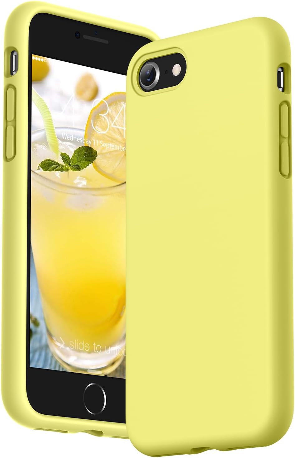 SURPHY Designed for iPhone SE Case, iPhone 8 Case, iPhone 7 Case, Liquid Silicone Phone Case for iPhone se 3rd 2nd SE 2022 SE 2020, Blue