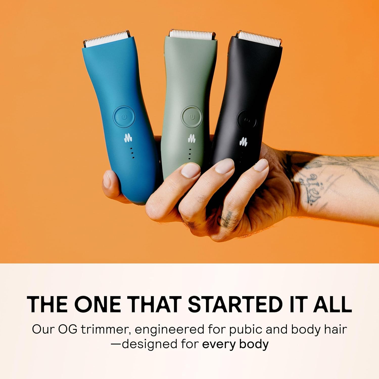 MERIDIAN The Trimmer Original | Body Hair Trimmer for Men & Women | Sage