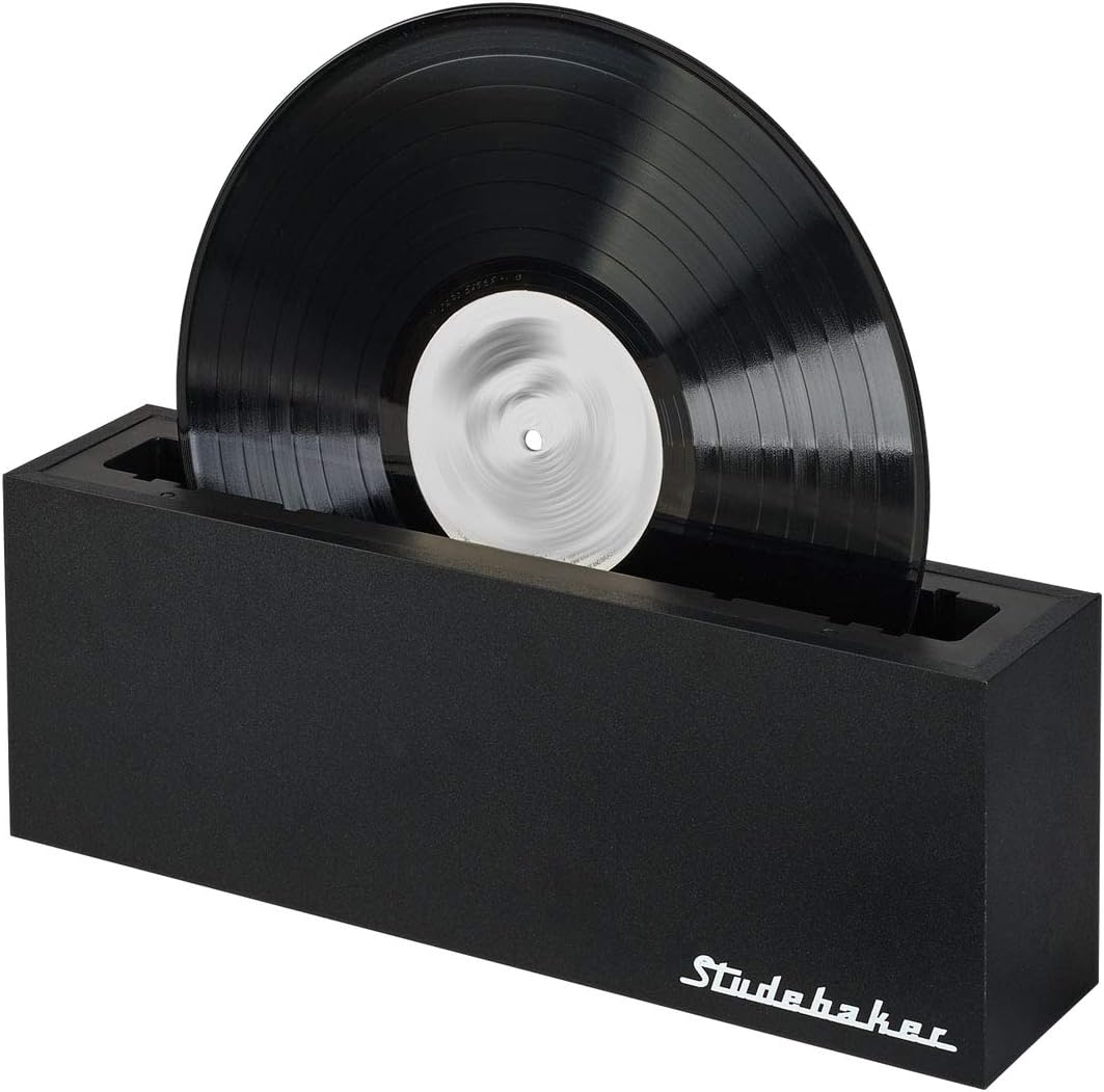 Studebaker Vinyl Record Cleaning System with Cleaning Solution and Soft Pads Included