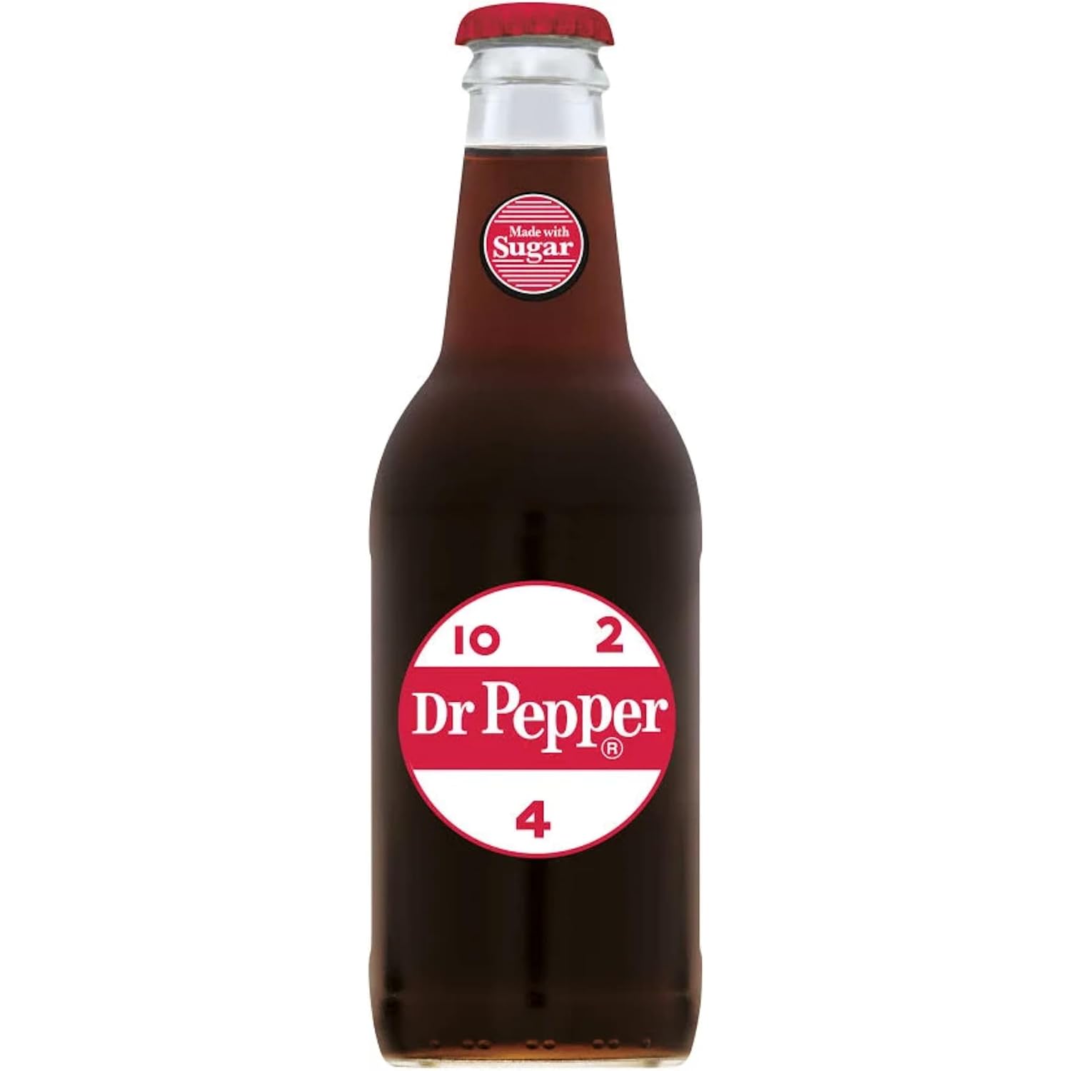 Dr. Pepper Real Sugar Soda, 12 Ounce (12 Bottles)