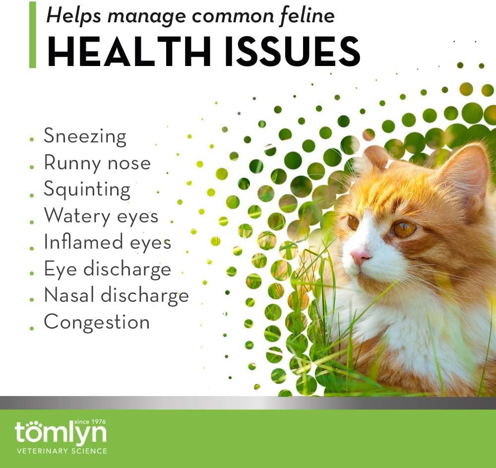 Tomlyn Immune Support Daily L-Lysine Supplement, Fish-Flavored Lysine Powder for Cats and Kittens, 3.5oz