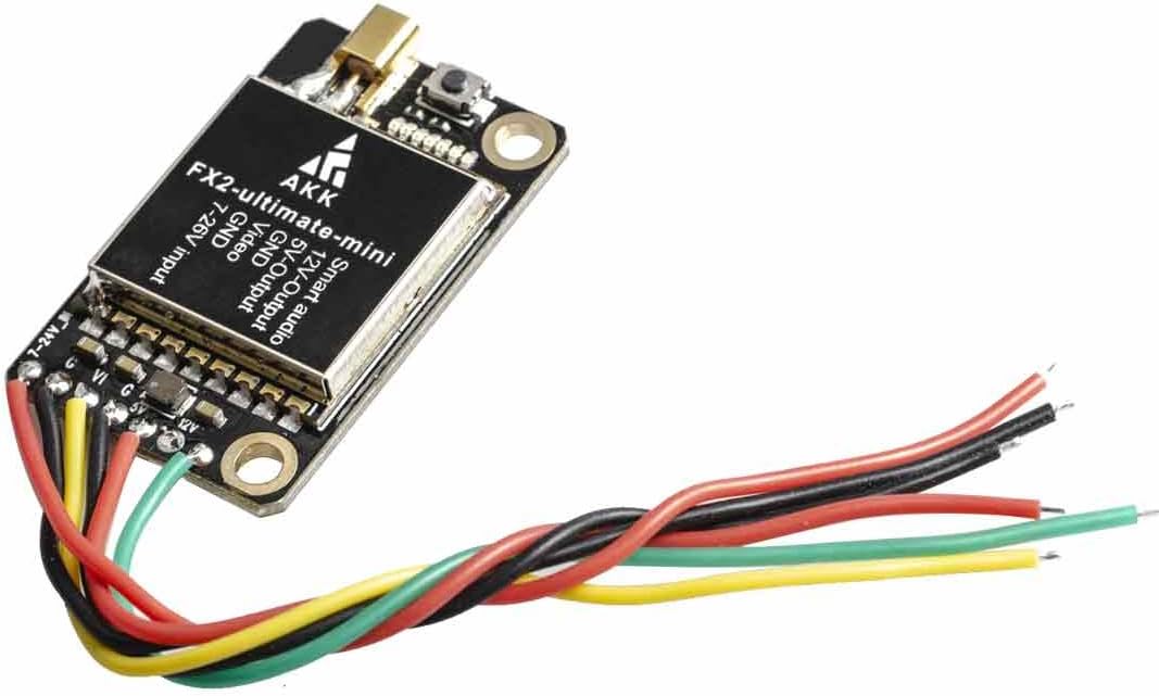 AKK FX2-ultimate-mini(US Version) 5.8GHz 37CH Smart Audio VTX Support OSD Configuring via Betaflight Flight Control Board Long Range FPV Transmitter