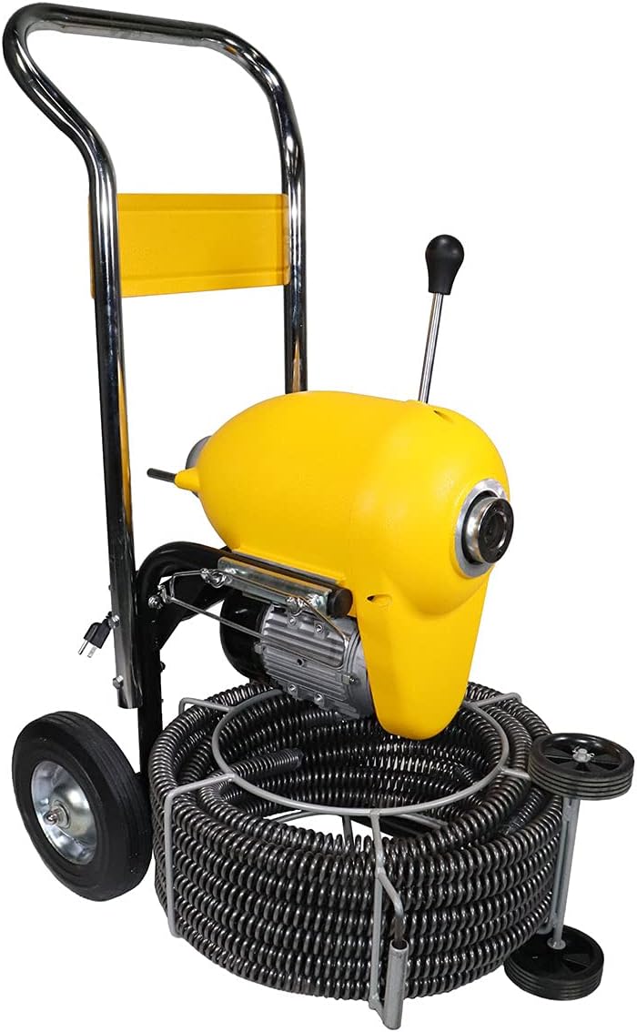 Steel Dragon Tools K1500A Drain Cleaner Cleaning Machine 120' C11 Snake Cable