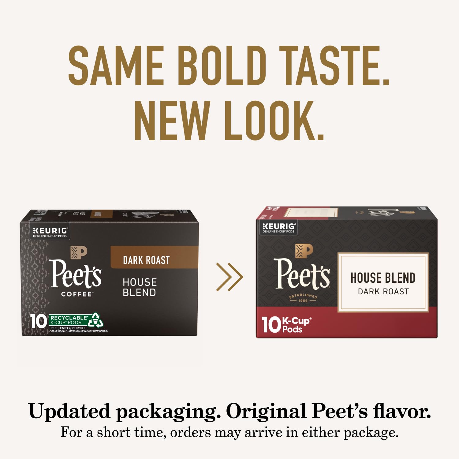 Peet's Coffee, Dark Roast Keurig K-Cup Pods, 100% Arabica Coffee - Major Dickason's Blend 32 Count (1 Box of 32 K-Cup Pods)
