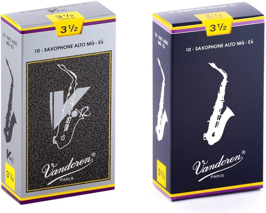 Vandoren SR613 Alto Sax V.12 Reeds Strength 3; Box of 10