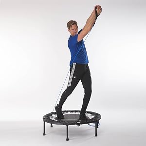 Maximus Pro rebounder with resistance bands for upper body strength
