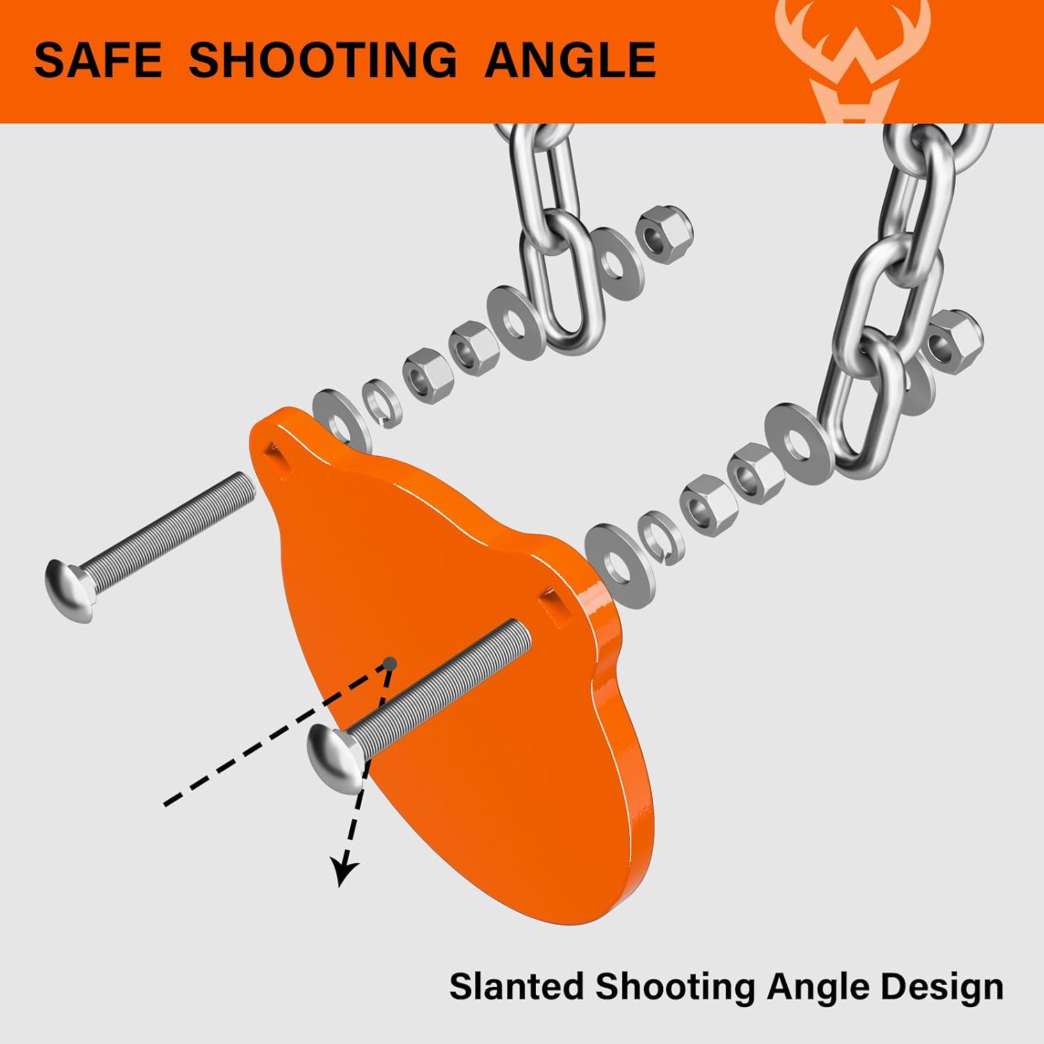 Highwild AR500 Steel Targets System 3/8 Inch Thick Complete Steel Shooting Targets with Stand