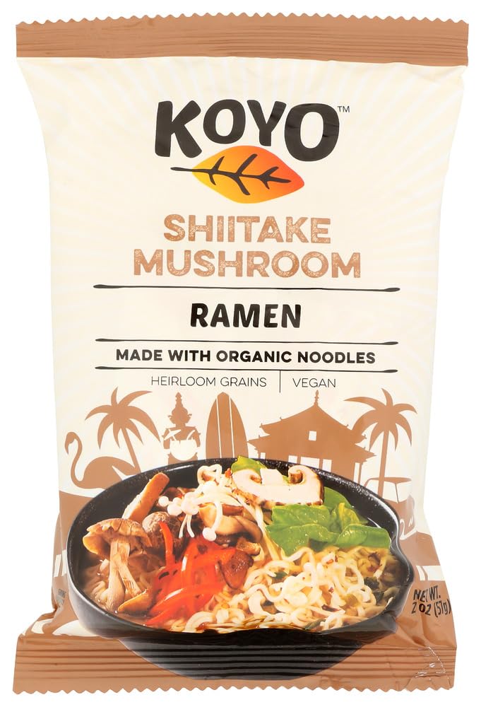 Koyo Dry Ramen - Mushroom - 2 oz - case of 12 - Vegan