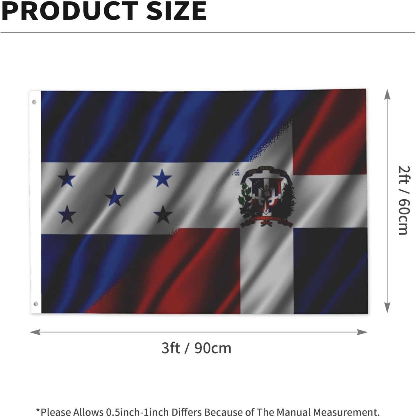 Nicaraguan Nicaragua And American Usa Flag 2x3 Ft Flags Double-Sided Printing Outdoor Indoor Decoration Country Flag 2x3 Foot Polyester Banner