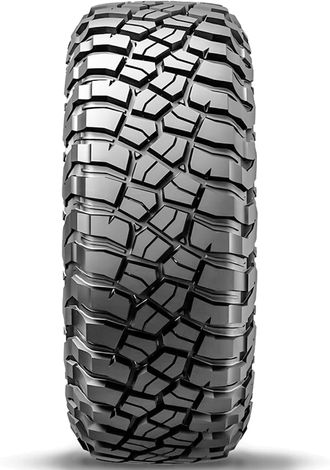 BFGoodrich Mud Terrain T/A KM3 Radial Car Tire for Light Trucks, SUVs, and Crossovers, 32x10.00R15NHS/8PR Q 124Q | ATV & UTV Mud Terrain All Season Traction 124Q Rated D (8 Ply) Radial Construction Raised Black Letters Tire