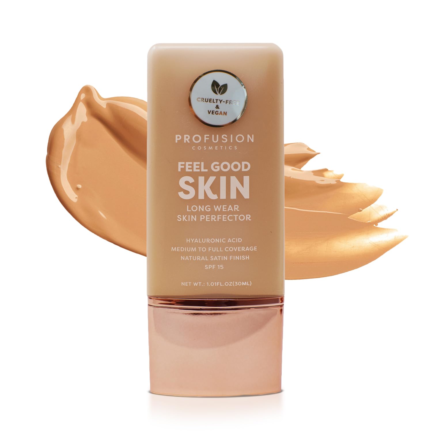 Profusion Cosmetics Lightweight Liquid Foundation for a Flawless and Elegant Radiance, Breathable Makeup that Improves Uneven Skin Tone