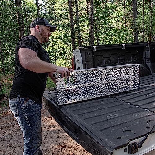 Single Folding XL Aluminum Truck, UTV/ATV, Motorcycle Loading Arch Ramp, 750lb Capacity