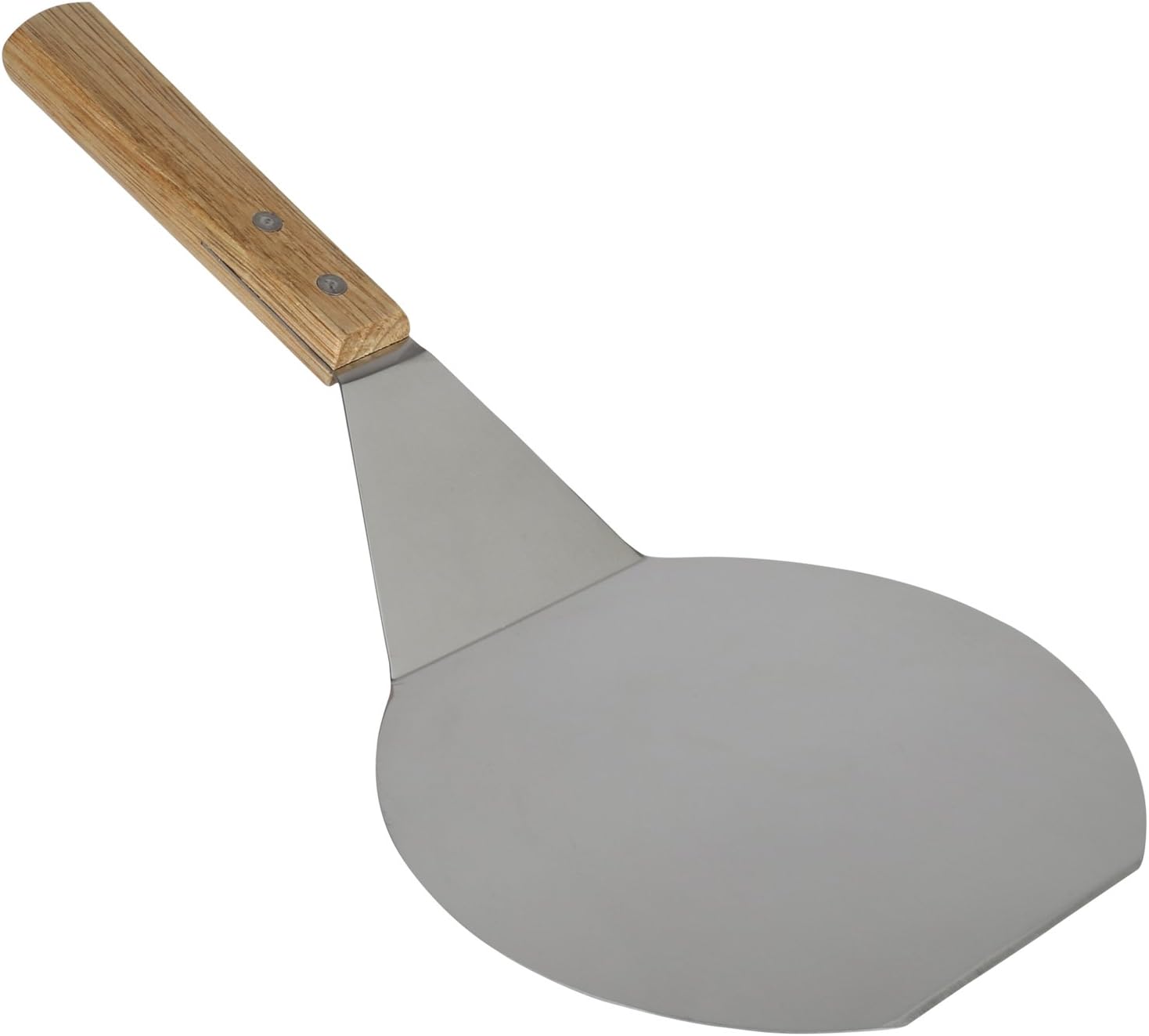 Homi styles Cookie/Brownie Spatula Small Metal Spatula With Merbau Wooden Handle | Heavy Duty Stainless Steel Flipper With Beveled Edges | Small