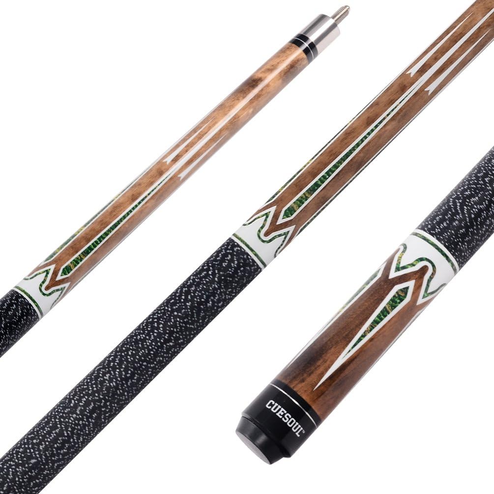 CUESOUL 19oz Pool Cue Sticks with Hard Pool Cue Case