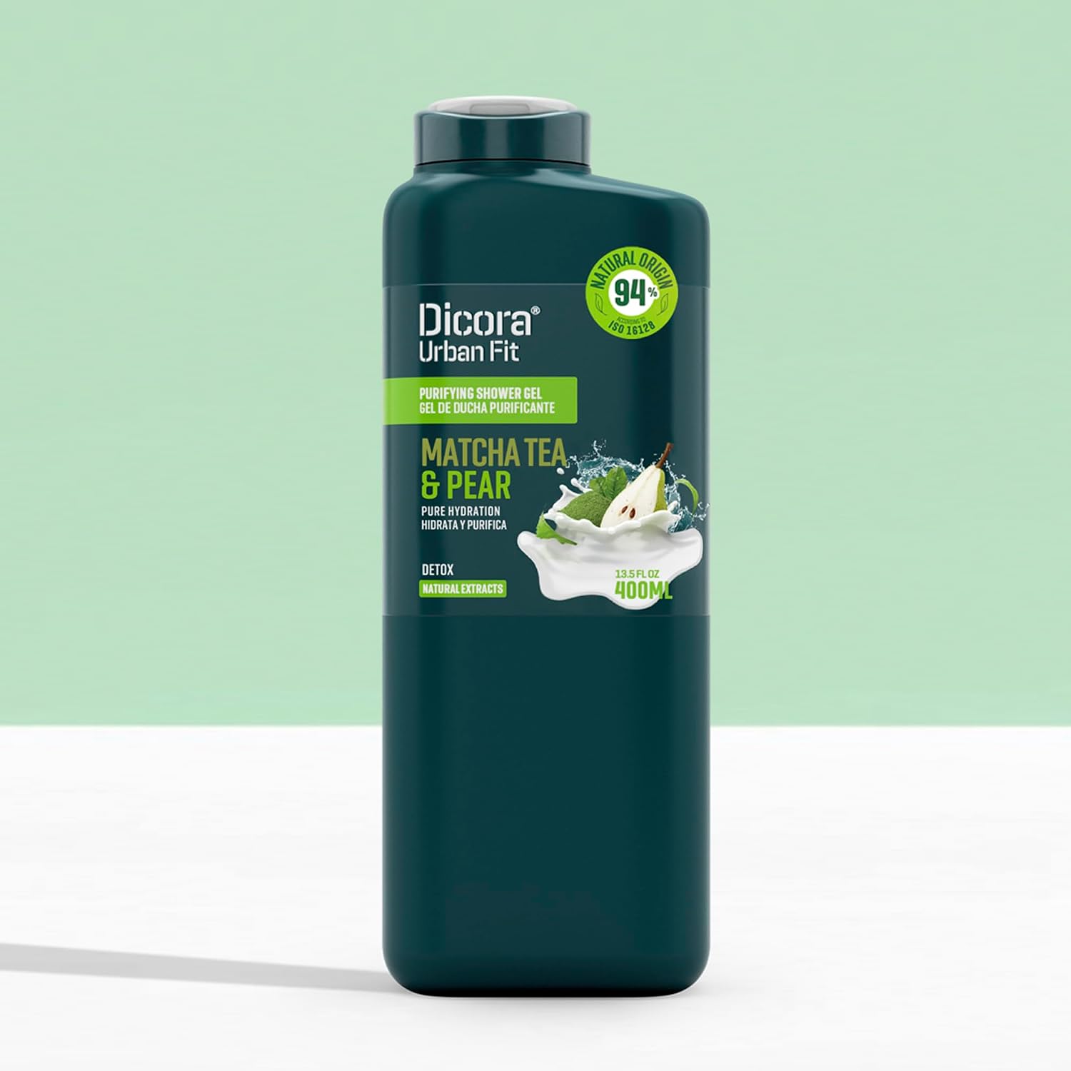 Dicora Urban Fit Shower Gel - Women and Mens Body Wash for All-Day Hydration - Prevents Premature Aging with Vitamin C - Citrus and Peach - 25.4 oz