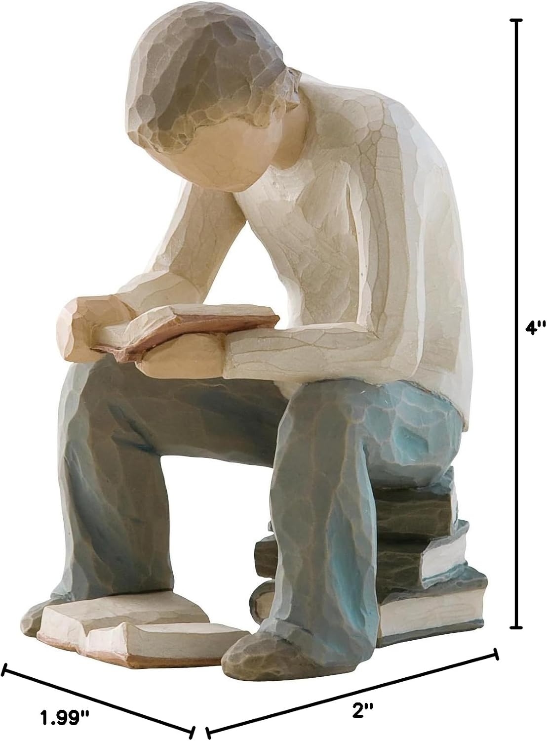 Willow Tree Quest, Sculpted Hand-Painted Figure | Cast from a Susan Lordi Original Carving, Inspirational Gift of Encouragement, Strength, Hope and Confidence