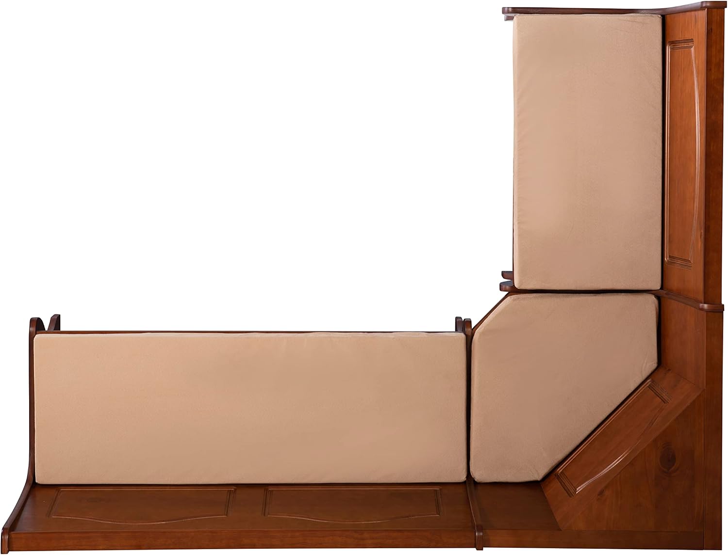Linon Henry Cushion Beige Microfiber Nook NOT Included Cusion Set, Beige, 4 Piece Set