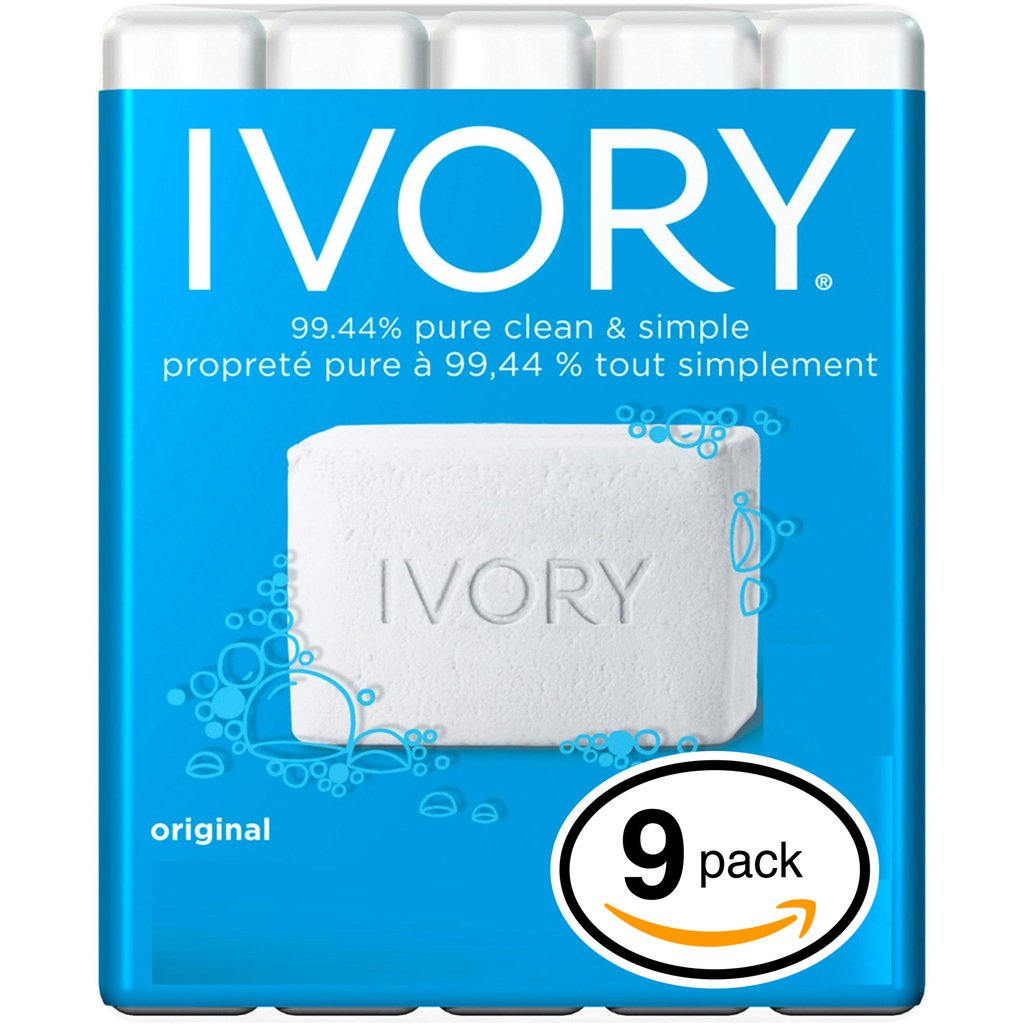 Ivory Simply Ivory Bath Bar for Unisex, 3 Count