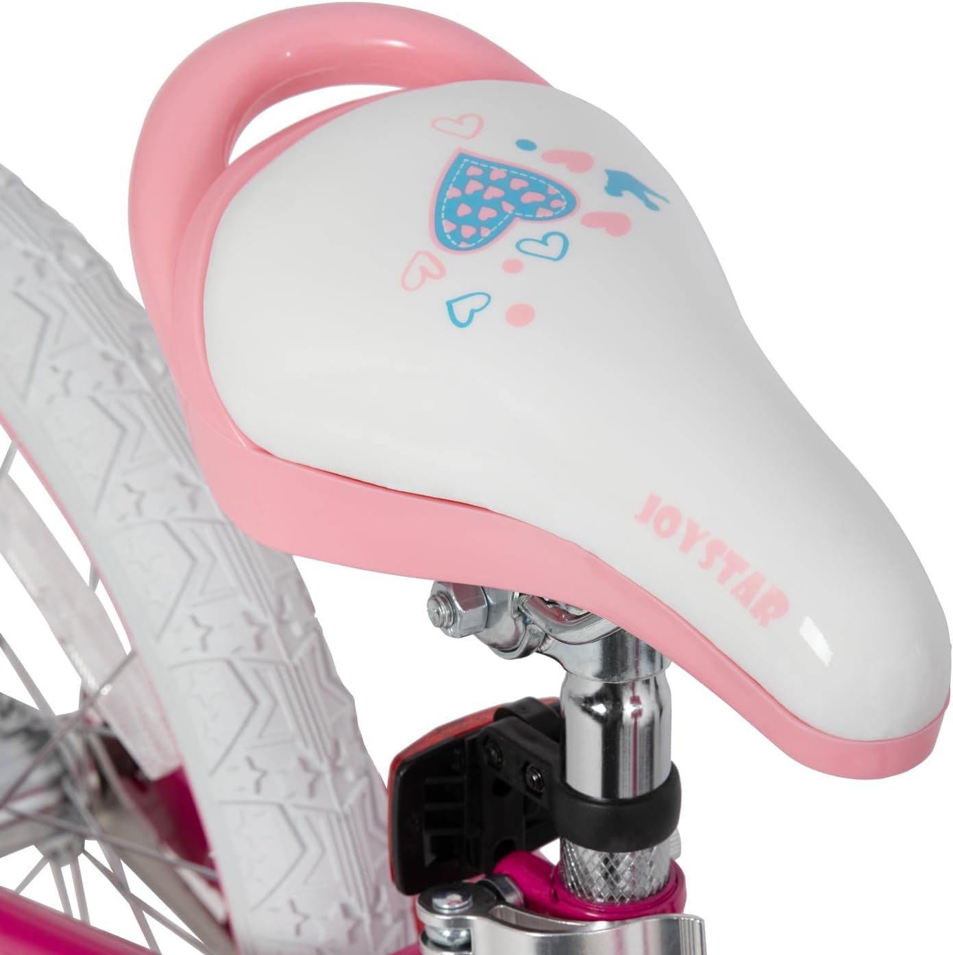 JOYSTAR Angel Girls Bike for Toddlers and Kids Ages 2-12 Years | 12-20 Inch Kids Bike with Training Wheels & Basket, 20 24“ Bicycle with Kickstand