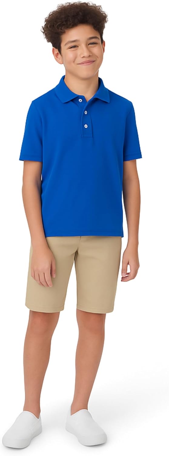 French Toast Kids' Pique Polo (Standard & Husky)
