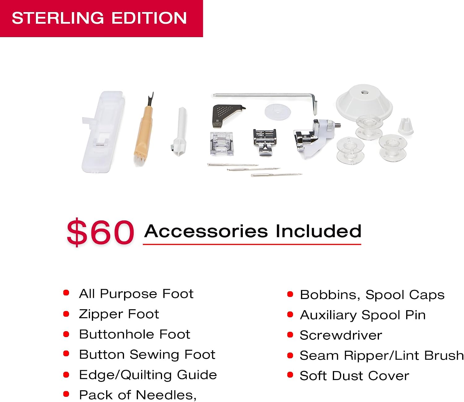 SINGER® 4432 (Grey) High Speed Heavy Duty Sewing Machine + Accessory Kit | 32 stitches deliver 110 applications, 50% more power for thick fabrics, 1100 per minute capacity, 1-step buttonhole design