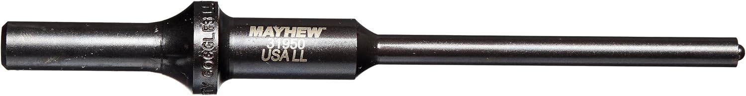 Mayhew Tools 32020 Pneumatic Roll Pin Punch, 5-Piece Set