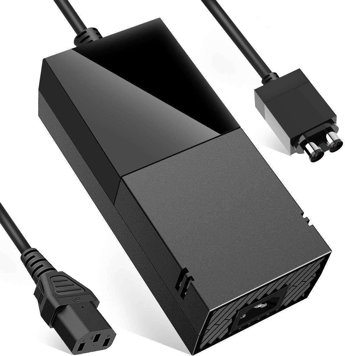 SUMLINK Power Supply Brick for Xbox One, AC Adapter Cable Replacement Kit for Xbox One Console Games, Auto Voltage 100-240V, Black