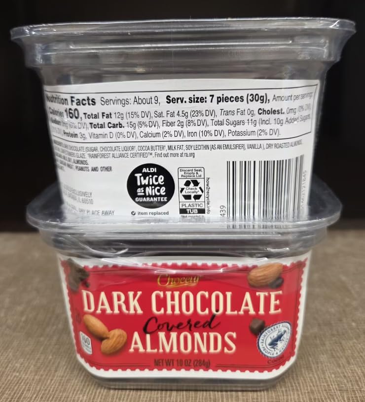 Choceur Dark Chocolate covered Almonds 12oz