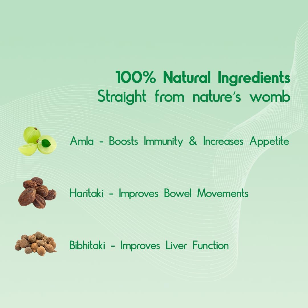 Dabur Triphala Churna Ayurvedic Remedy for Gastro Intestinal Health - 500 g