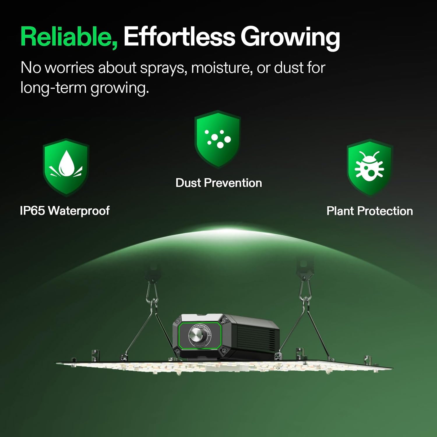VIVOSUN LumaLight 200W LED Grow Light, Full Spectrum Plant Light