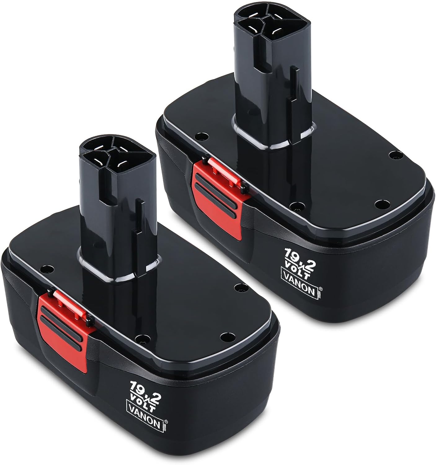 VANON 2Pack 4.8Ah 19.2V Ni-MH Replacement for Craftsman 19.2 Volt Battery