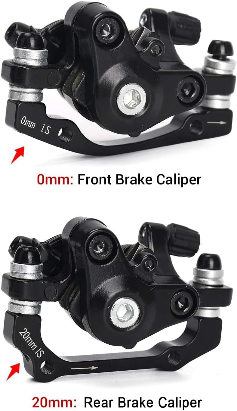 TOBWOLF MTB Cable Disc Brake Kit, Front Rear Calipers with 160mm Rotors