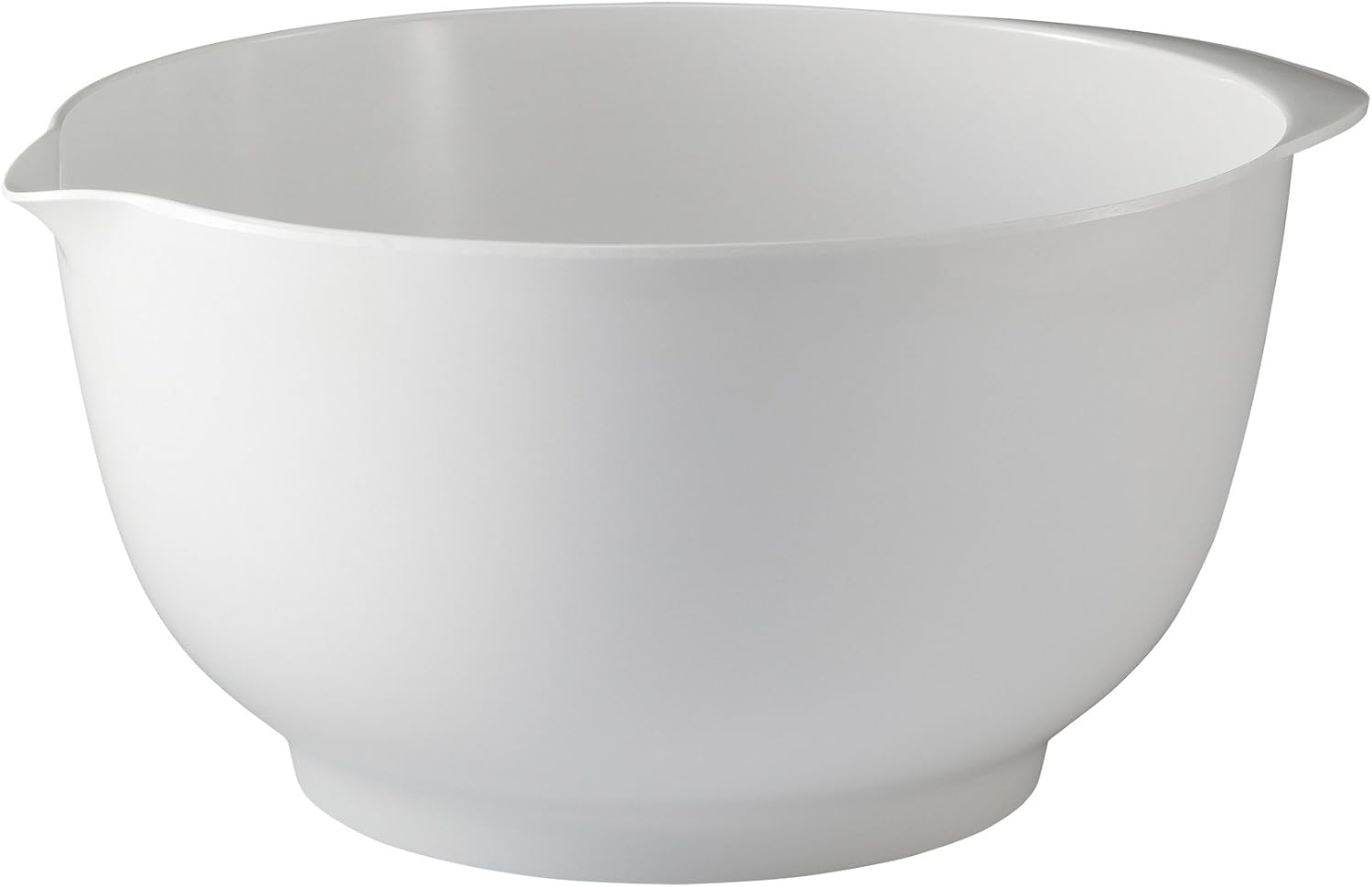 Hutzler Melamine Mixing Bowl Set: 2, 3 and 4 Liters, White (3234WH)
