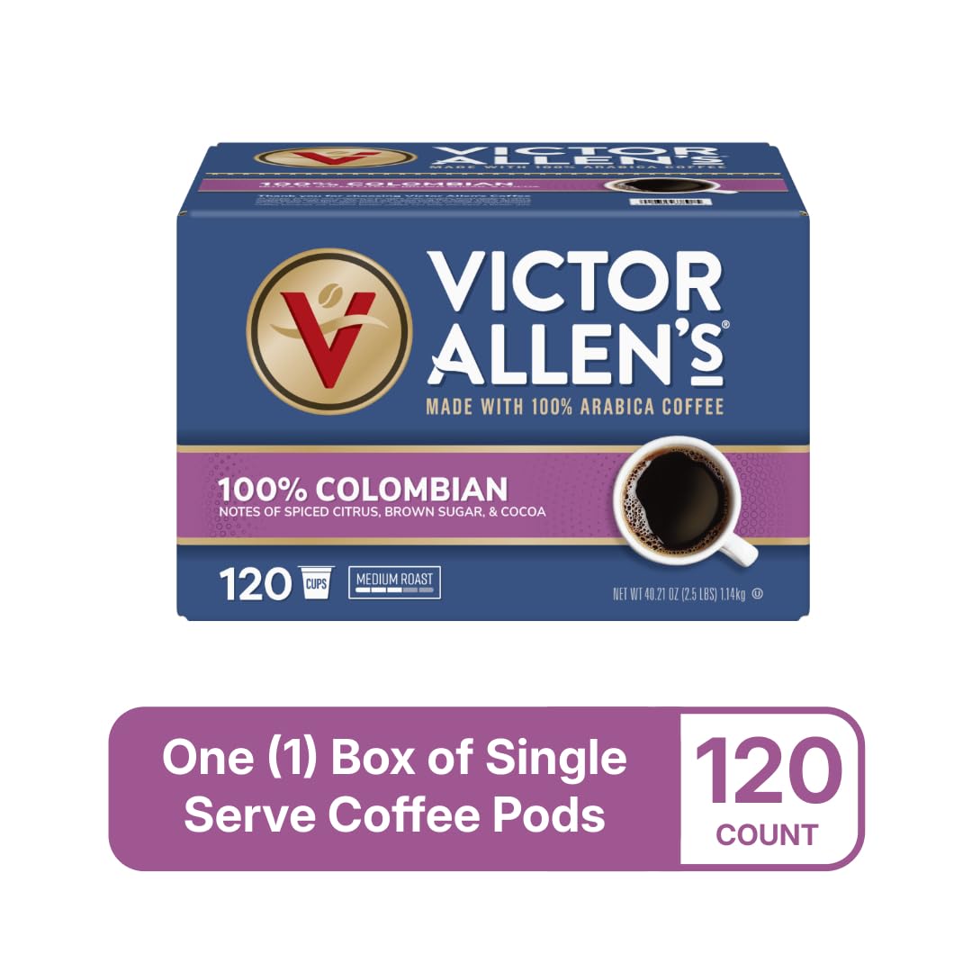 Victor Allen's Coffee Donut Shop Blend, Medium Roast, 80 Count, Single Serve Coffee Pods for Keurig K-Cup Brewers | 100% Arabica beans, Compatible with all K-Cup brewers, Kosher-OU (Pareve), 90-150mg caffeine per serving
