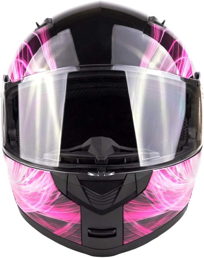 Adult Modular Motorcycle Helmet DOT w/Retractable Sunglass Full Face Flip-up Typhoon TH158